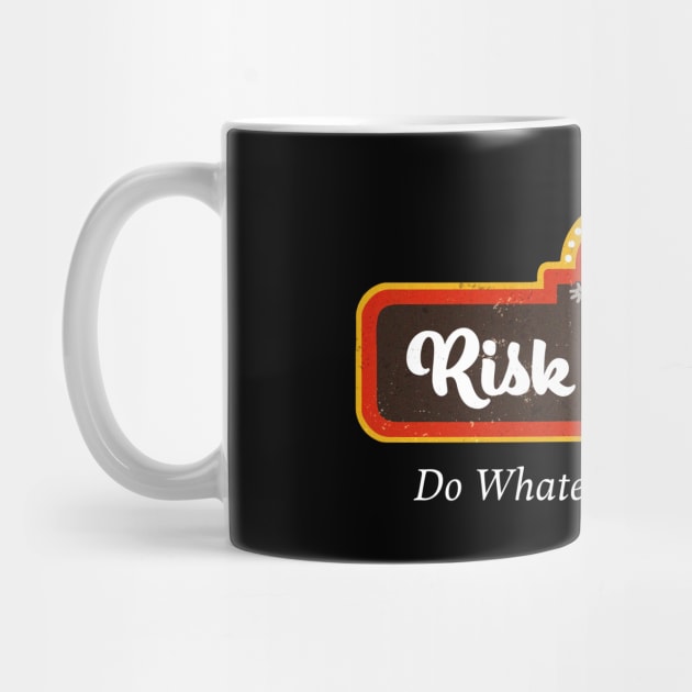 Risk E. Rats Always Sunny ( white text variant ) by NightMan Designs